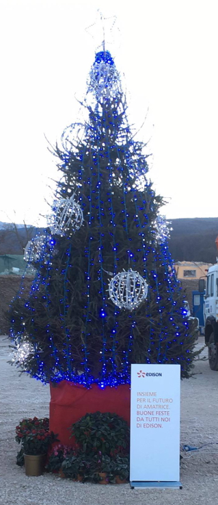 albero di Natale ad Amatrice 1